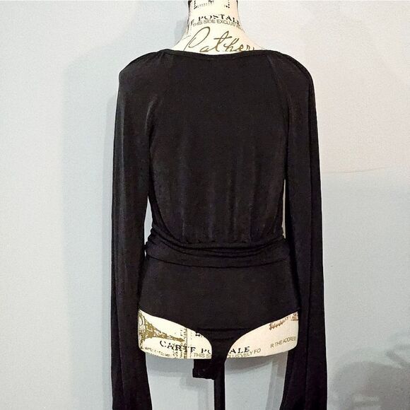 Free People intimately, bodysuit in black. NWT, Size M - Picture 8 of 9
